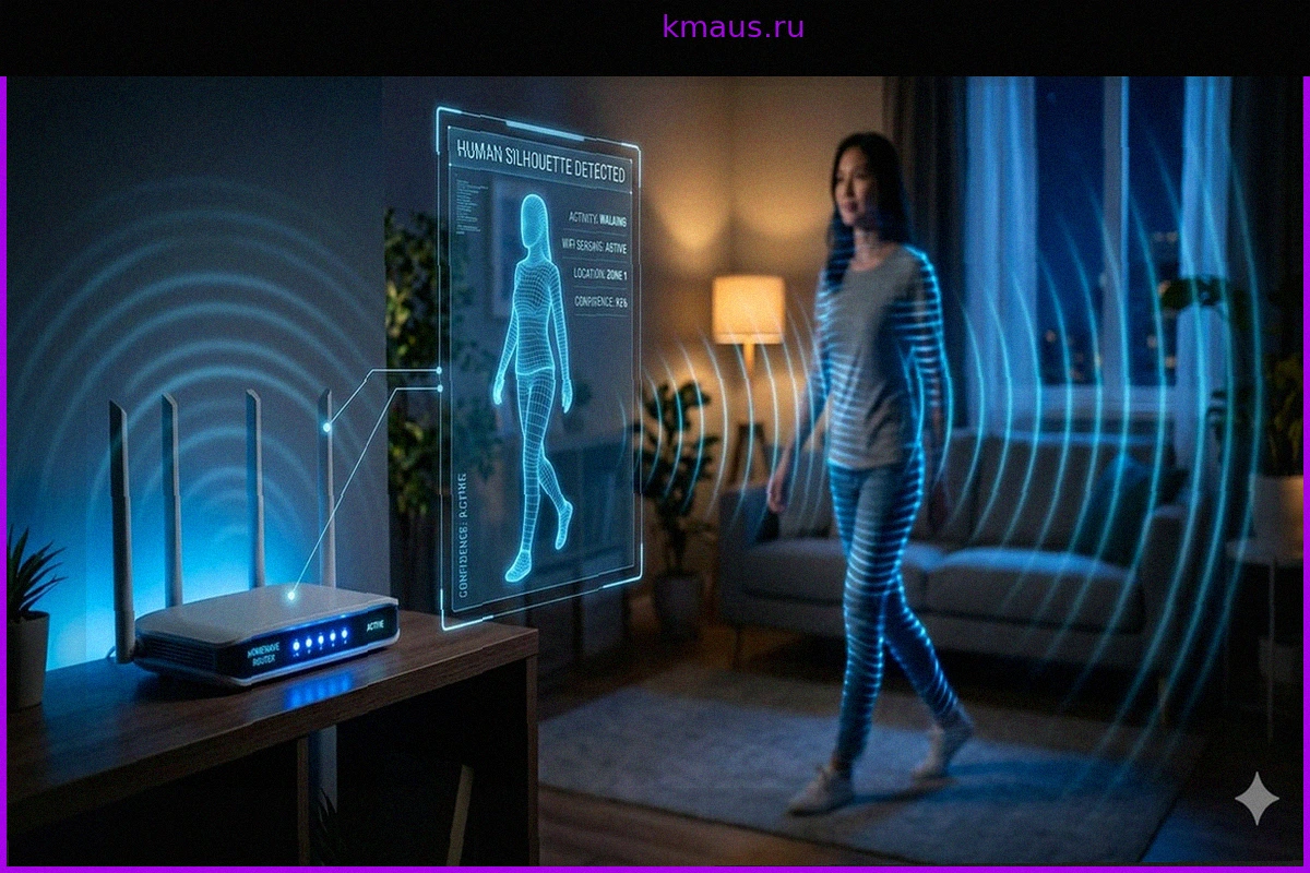 Радиочастотное зрение: как ваш Wi-Fi роутер узнает, кто вы и что делаете дома, без использования камер